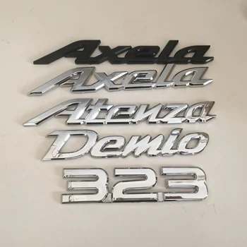 1dona 3D ABS Demio 323 Axela Atenza avtomobil maktub gerbi orqa dumi magistral teglar nishon sticker Decal styling Avto Aksessuarlar