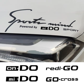 2 dona Sport uslubidagi avtomobil kapot chiroq qosh stikeri Datsun uchun 120y 240Z Xoch GO + Mi-DO on-DO Redi-GO Go-Xoch aksessuarlari