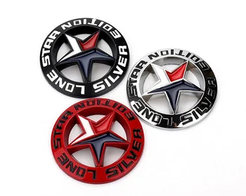 3D Metal Edition Star Lone Star Texas Edition Auto Trunk Emblem Badge Decal Sticker avtomobil aksessuarlari dekor Kuzov Patch