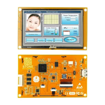 4..3 dyuymli o'rnatilgan aqlli TFT LCD displey moduli boshqaruv paneli va sanoat foydalanish uchun yuqori aniqlik