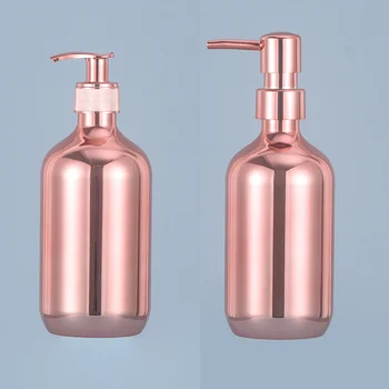 500ML shampun shishasi matbuot turi dush jeli pastki shishali loson sovun kosmetikasi kontanier