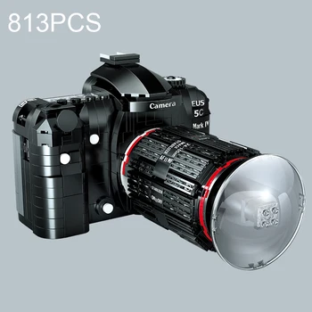 813PCS kamera qurilish bloklari simulyatsiya kamera modeli kattalar uchun ijodiy o'yinchoq bolalar uchun o'quv g'ishtlari Rojdestvo sovg'alari