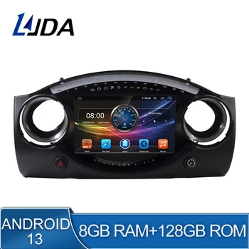 8g + 128G Android 13 avtomobil Multimedia pleer uchun mini Cooper S R50 R52 R53 2004 - 2007 1 Din avtomobil Radio GPS navigatsiya Stereo DSP
