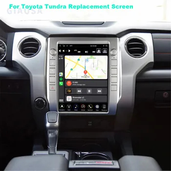 Android 12 Toyota Tundra uchun yuqori-end Tesla avtomobil ekran Radio Carplay 2014 -2020 Stereo GPS Android Bluetooth Bosh birligi