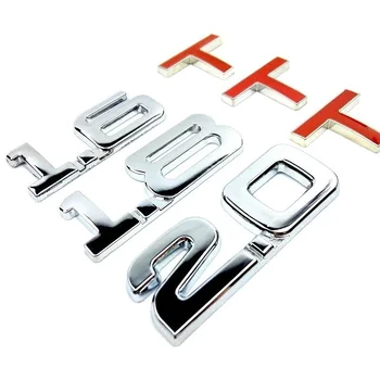 Avtomobil nishoni orqa uslublar 3D metall ko'chirish 1.8 T 2.0 T 2.4 T 3.0 T Toyota Camry uchun Universal avtomobil gerbi quyruq stikeri