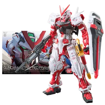 Banda figurasi Gundam Model to'plami Anime raqamlari RG 1/144 zalolatli qizil mobil kostyum Gunpla aksiyasi o'g'il bolalar sovg'alari uchun o'yinchoqlar