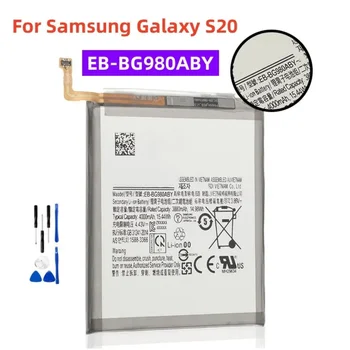 Eb-Bg980aby 4000mAh Samsung Galaxy S20 5G SM-G981B SM-G981V EB-BG981ABA S20 5G SM-G980F/Ds+vositalari uchun batareya