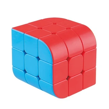 Fanxin Trihedral 3x3 sehrli kub tezligi Professional 3layers Cubo Magico ta'lim jumboq o'yinchoqlari bolalar uchun sehrli kublar