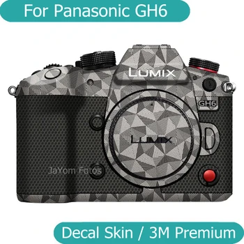 GH6 Dekal teri vinil o'rash plyonkasi oynasiz kamera tanasi himoya stiker himoyachisi palto Panasonic Lumix DC-GH6