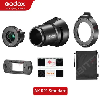 Godox AK-R21 Godox AD200Pro AD100Pro V1 Flash LC30 ML30 nuri uchun dumaloq boshli proektsion biriktirma to'plami