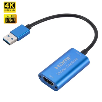 HD 1080p HDMI-mos turi C Micro USB Video ta'qib karta USB 3.0 kompyuter o'yin kamera qayd jonli oqim uchun Video Grabber