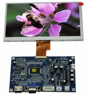 HDMI VGA VIDEO disk Kengashi + 7.0 inch HD TFT LCD ekran 1024*3(RGB)*600 LVDS interfeysi (NTSC / PAL tizimi)