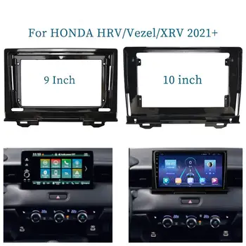 Honda Vezel XRV HRV HR-V uchun 9 dyuymli 10 dyuymli avtomobil ramkasi fasya adapteri Canbus qutisi dekoderi 2021 + Android Radio Dash o'rnatish paneli K