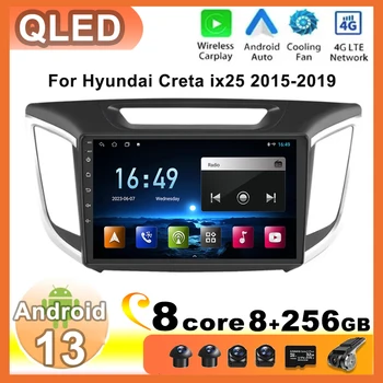 Hyundai Creta ix25 uchun 2015-2019 Bluetooth Android 13 10 inch DSP Carplay avtomatik Radio qaror sensorli sof avtomobil navigatsiya