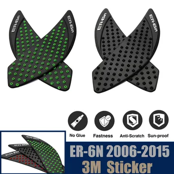 Kavasaki ER6N ER-6n uchun 2006-2015 2014 2013 2012 2011 2010 3m mototsikl Sticker anti Slip yonilg'i Tank Pad