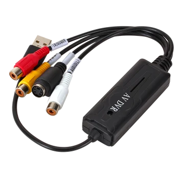 Mini cap uchun oson USB2. 0 Audio Video Capture Card Adapter VHS uchun DVD Video Capture Converter uchun VINO7/8/10/XP / Vista