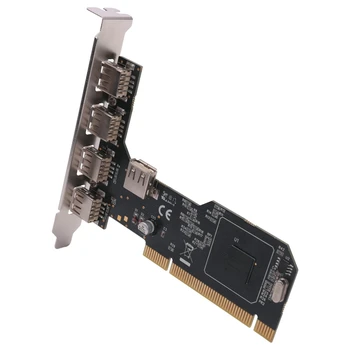 PCI uchun USB2. 0 kengaytirish kartasi ish stoli PCI uchun 5 USB2. 0 480MBP HUB NEC Chip kengaytirish Adapter karta