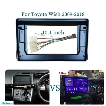 Toyota 10-2009 Uchun 2018 Dyuymli Avtomobil Fasya Ramka Adapteri Android Radio Audio Dash Paneli