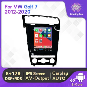 Volksvagen Golf uchun NaviFly 7 2012-2020 Tesla uslubidagi ekran uchun Android hammasi bitta Mashinada aqlli tizim Carplay Video birligi