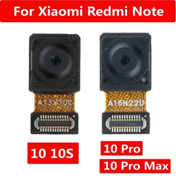 Xiaomi Redmi Note 10 10s Pro Max uchun Original kichik yuzli kamera Selfie Frontal kamera moduli ikkilamchi shisha Flex kabel qismlari