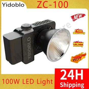 Yidoblo ZC - 100 100 Vt COB LED yorug'lik fotografiya yoritish ochiq Foto/Video tortishish portativ cho'ntak nuri